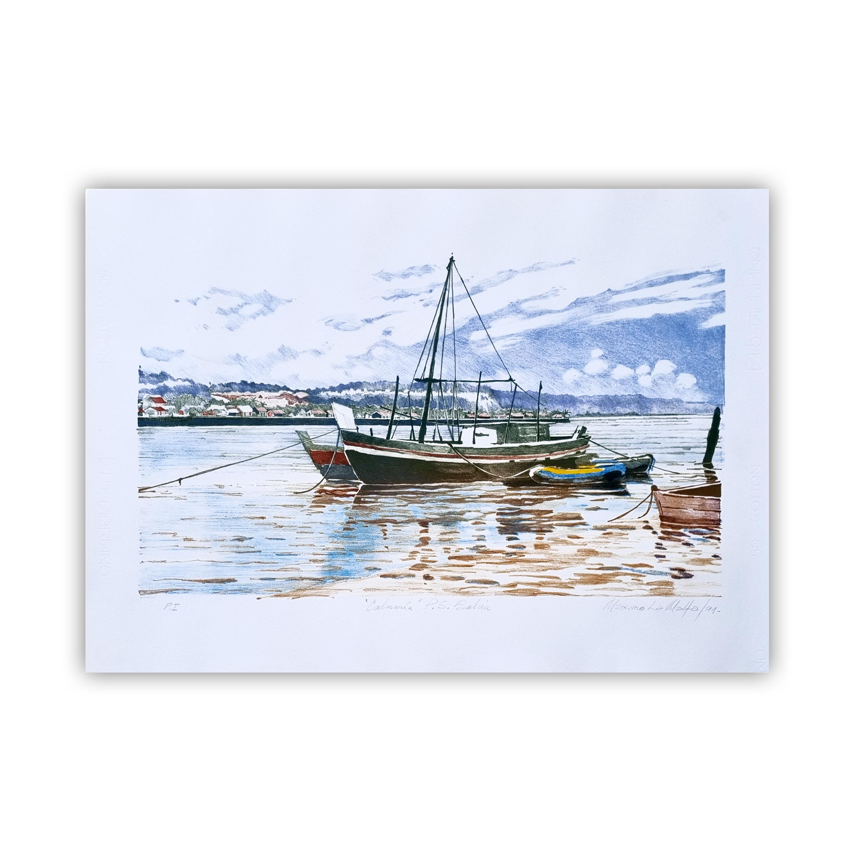 Maximo Lamalfa - Litografia - Glatt 002291