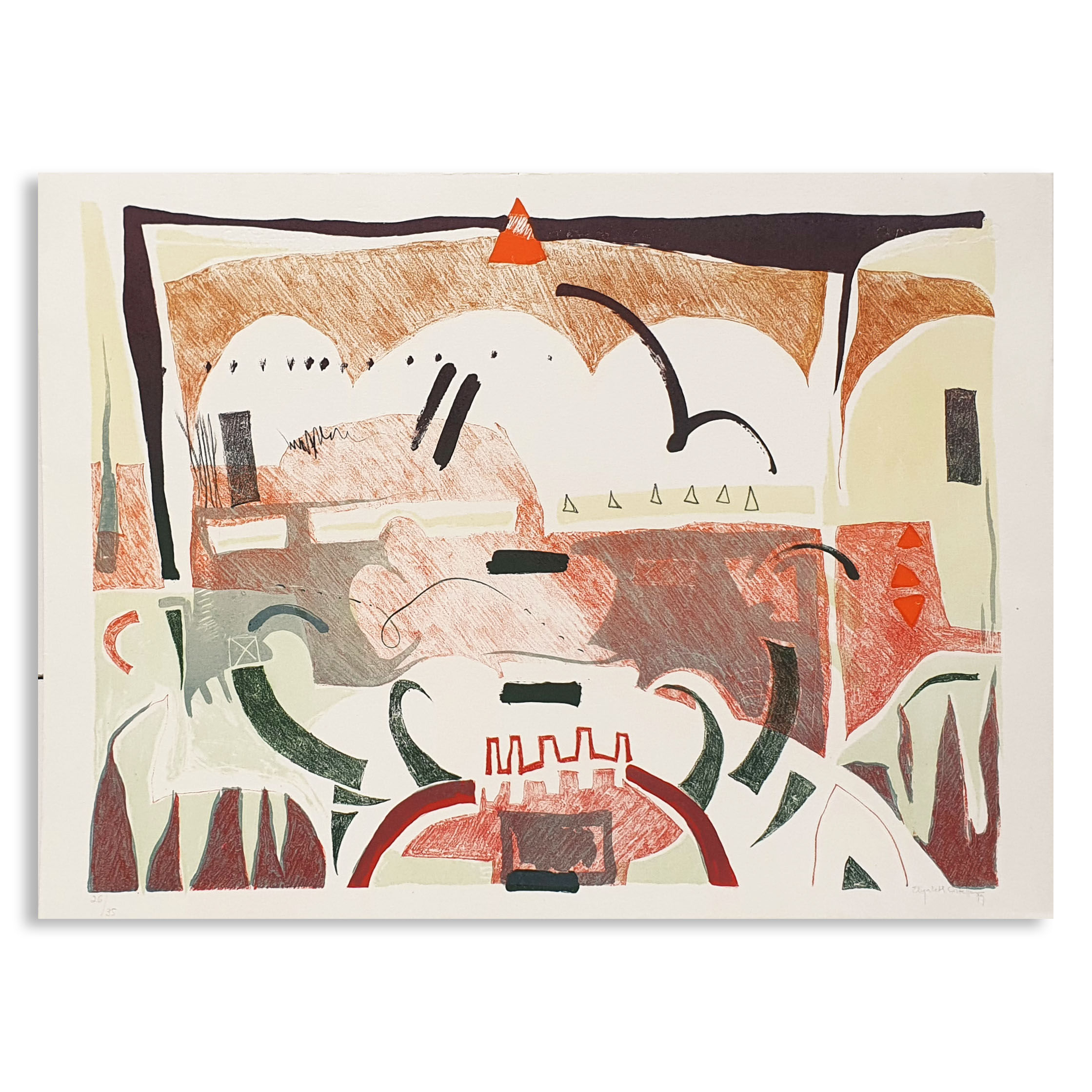 Elizabeth Cortella - Litografia - Glatt 028099