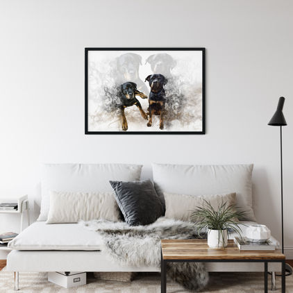 cattle dog australian dog puppy print pet boxer kelpie jack russell rottweiler