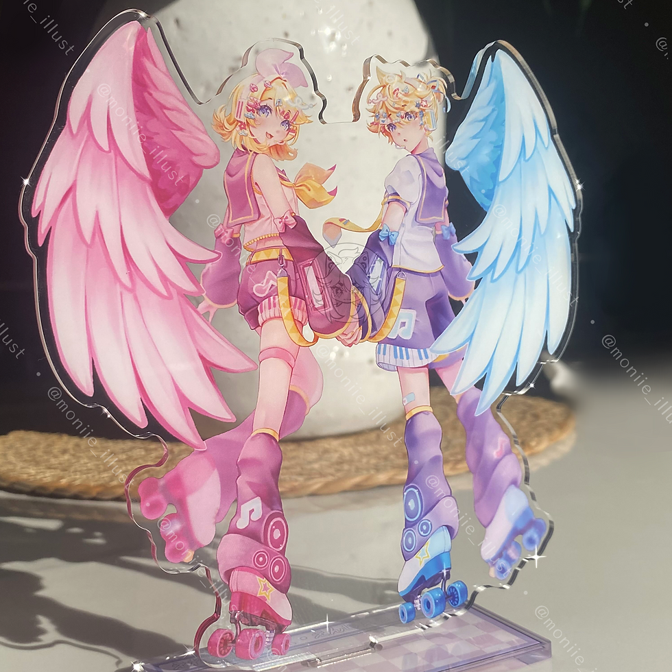 Thumbnail: Kagamine Angel 15cm Acrylic Standee [DESC]
