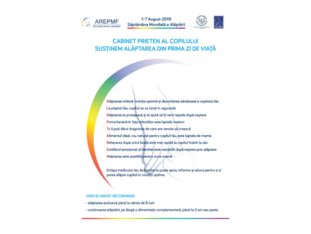1-7 August 2019 - Săptămâna Mondială a Alăptării