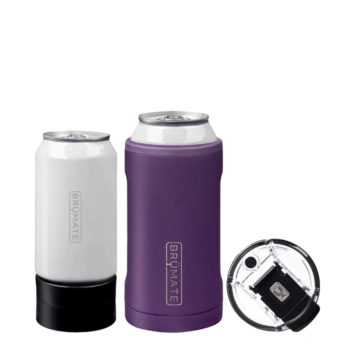 BruMate Hopsulator TRiO 3-in-1 12oz/16oz Can Holder - Amethyst