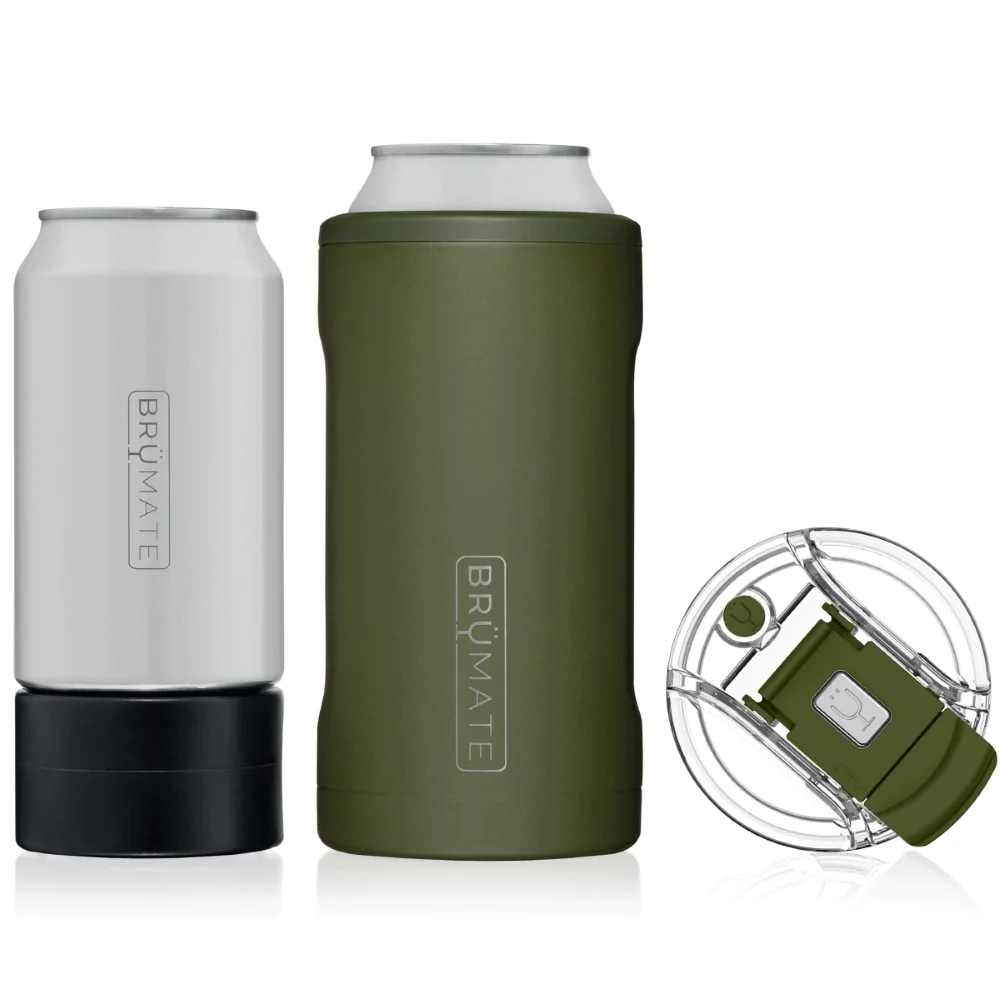 BruMate Hopsulator TRiO 3-in-1 12oz/16oz Can Holder - Green