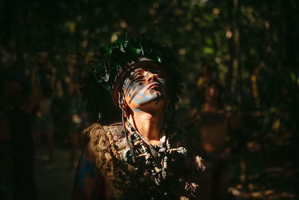 Preparing for a transformative bufo ceremony in the heart of the Lunita Jungle at the Sacred Medicine Retreat Center, Riviera Maya, Mexico.