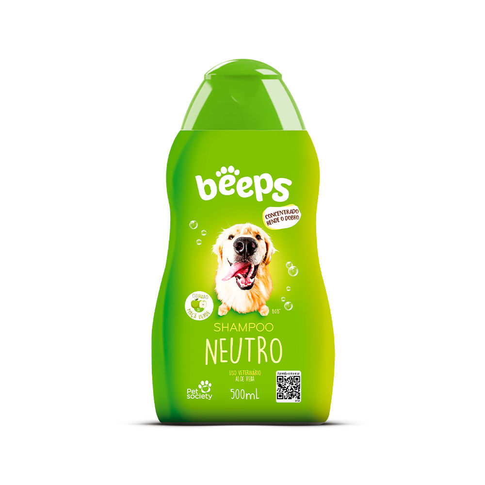 Shampoo Beeps Neutro para Cães  500ml