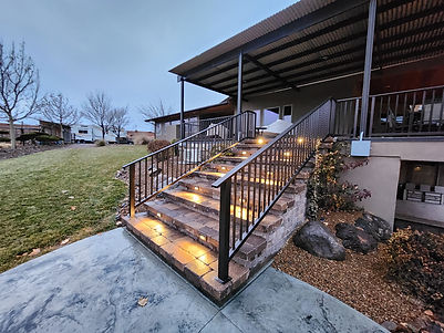 Custom Stair Railing, Metal Railing, Custom Railing