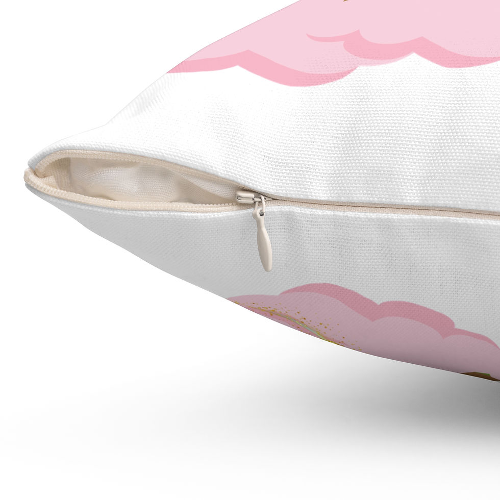 Thumbnail: Spun Polyester Square Pillow - Exclusive Girlsreading Matters Collection