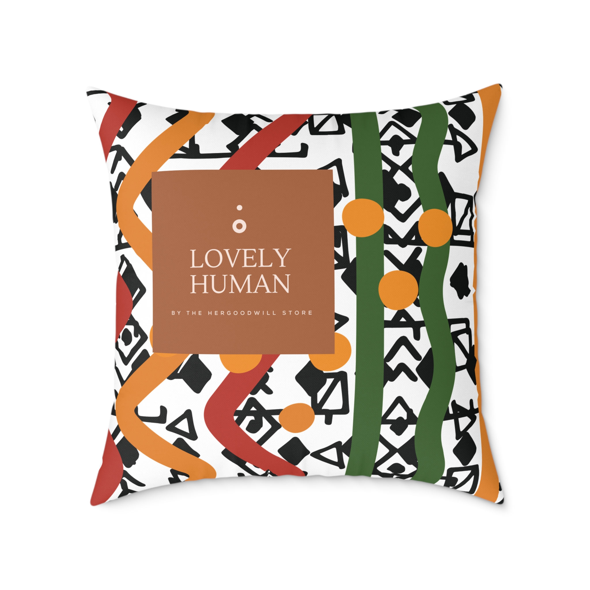 Square Poly Canvas Pillow
