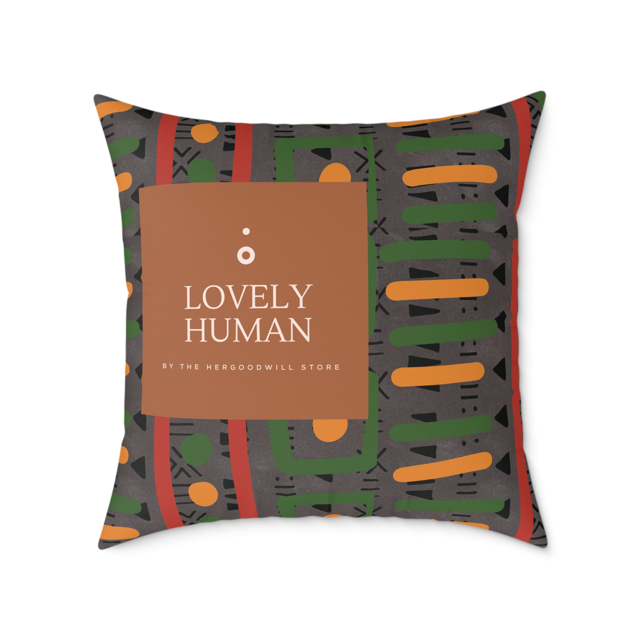 Square Poly Canvas Pillow