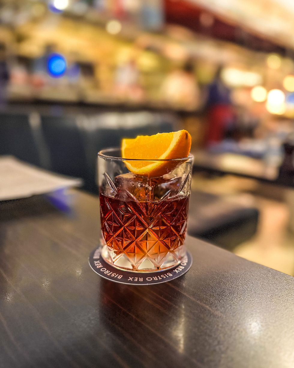 Negroni at Bistro Rex Tony Ilbery