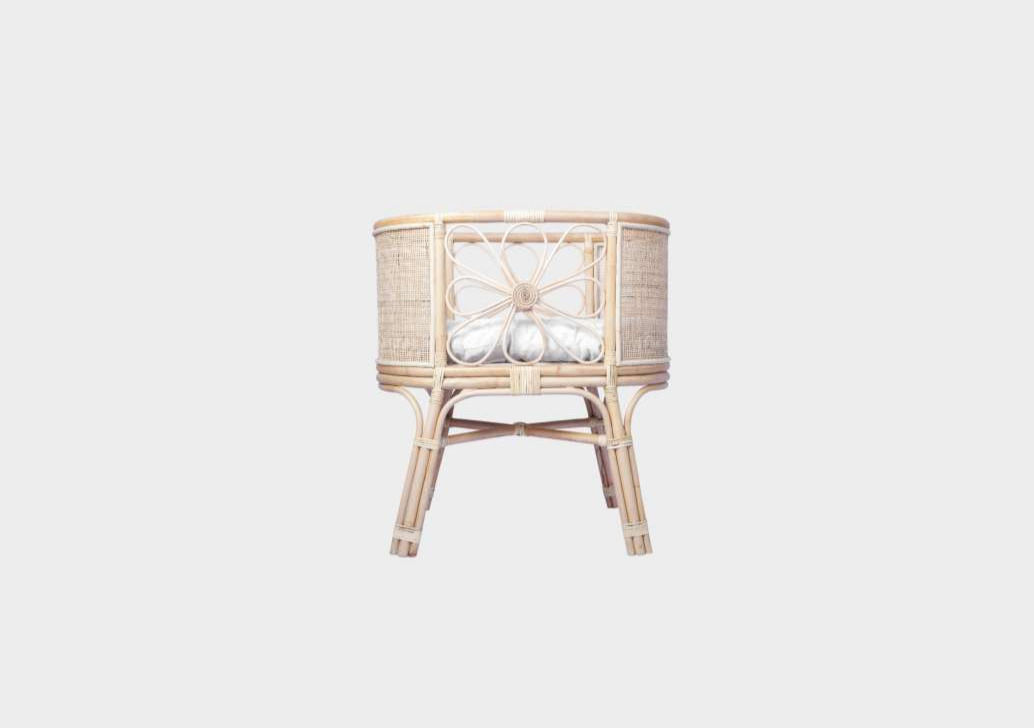 CozyNest Rattan Baby Cabinet