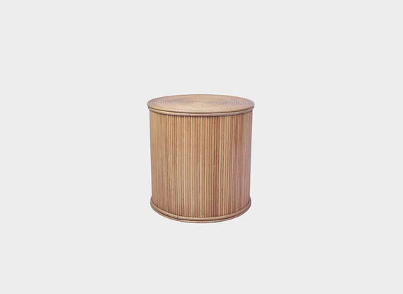 NaturaNest Rattan Side Table