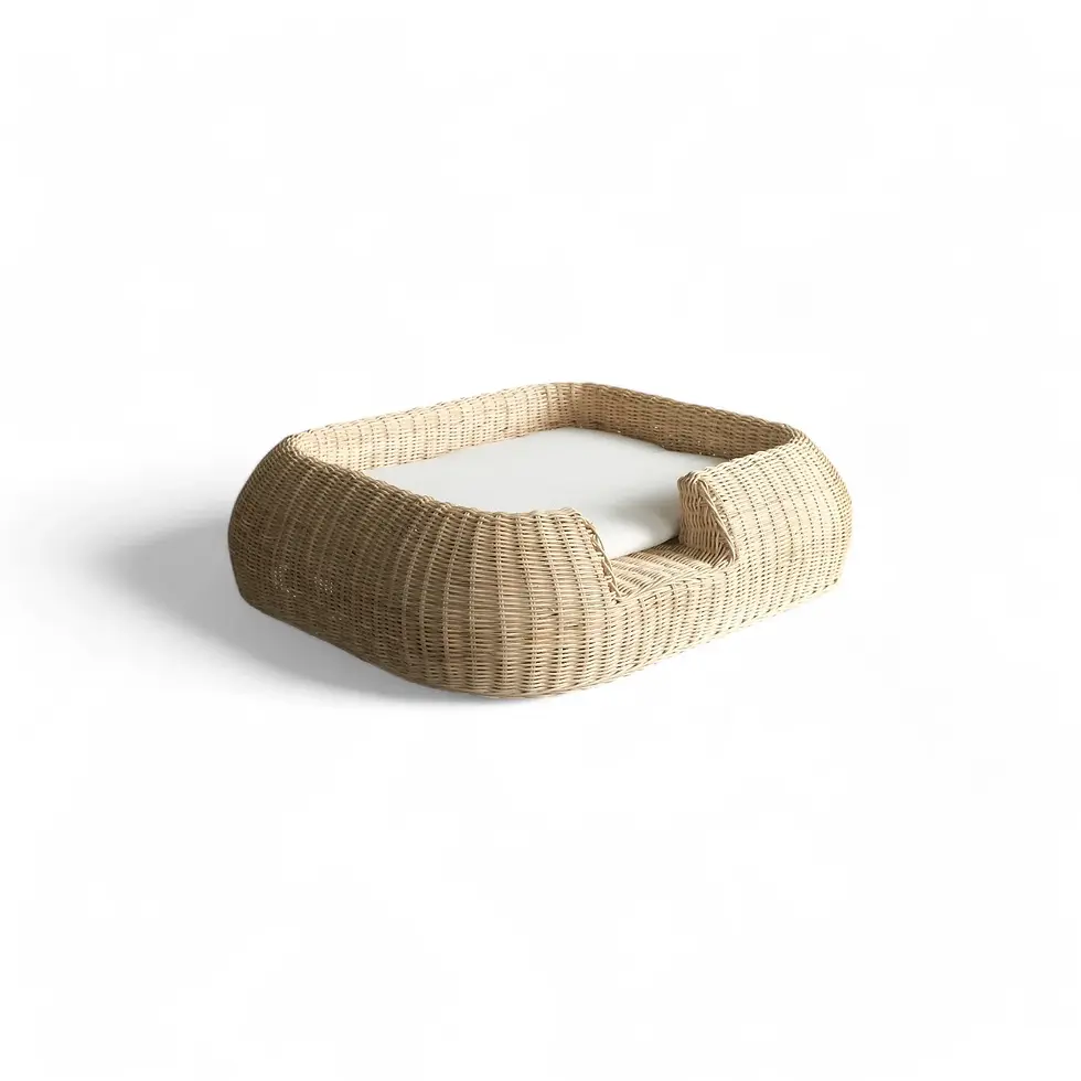 MILOU RATTAN DOG BED