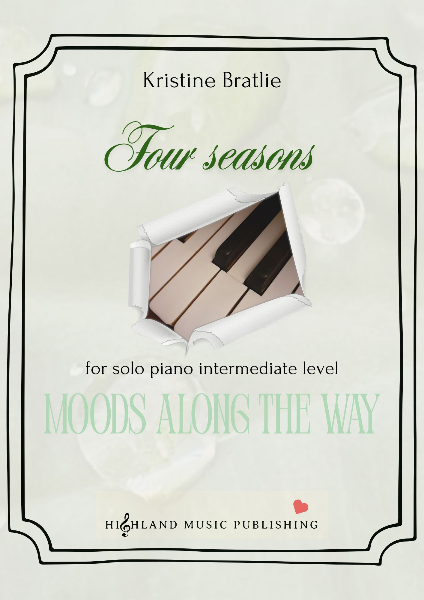 Four seasons - piano solo (physical product)