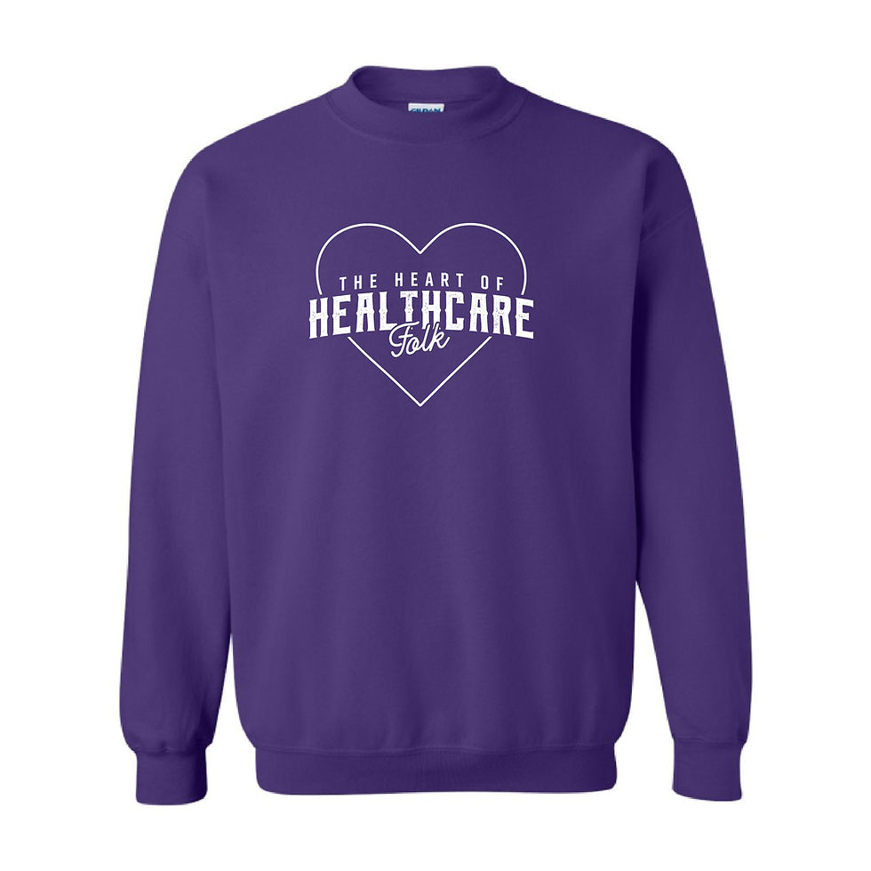 Thumbnail: 'The Heart of Healthcare' Folk Crewneck