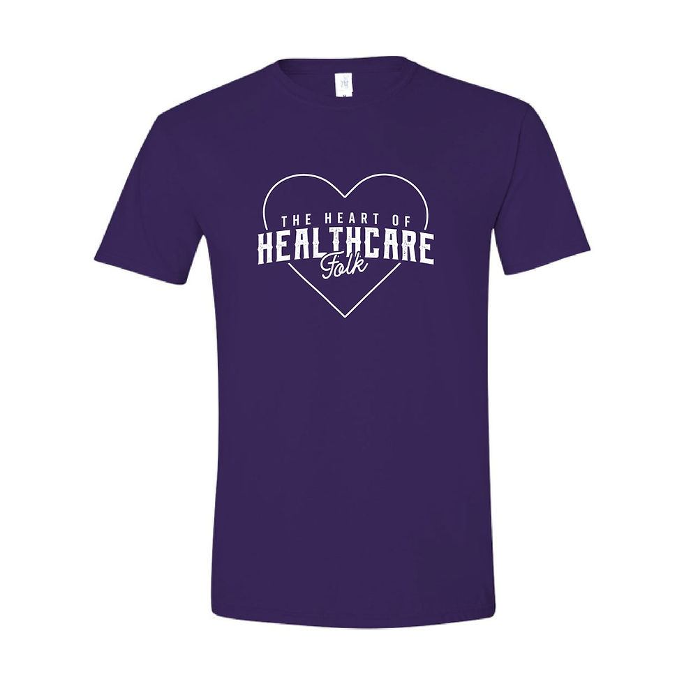Thumbnail: 'The Heart of Healthcare' Folk T-Shirt