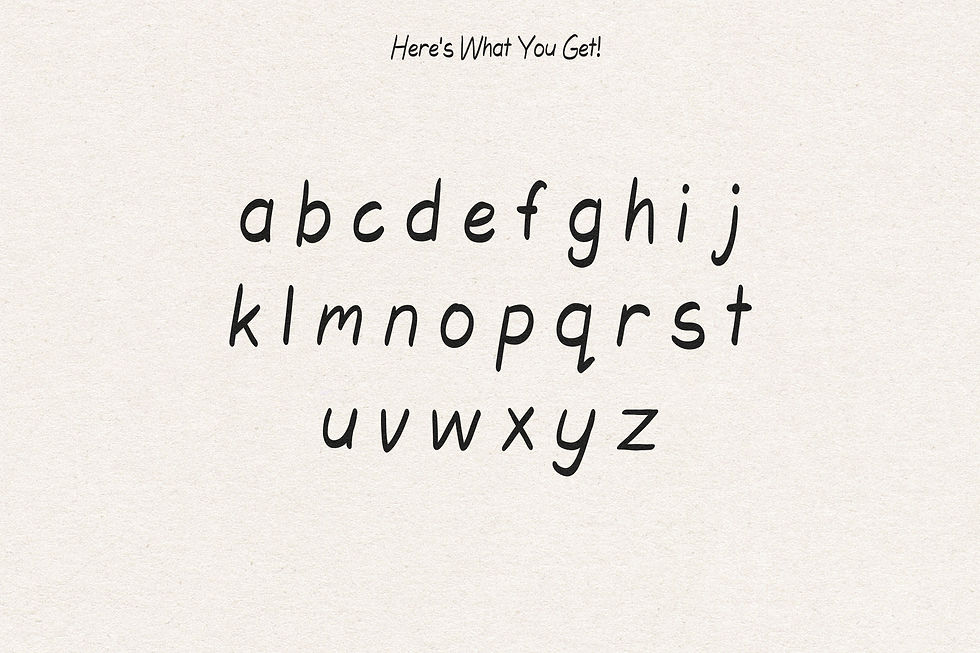 Thumbnail: Sketchbook - A Pen to Paper Font