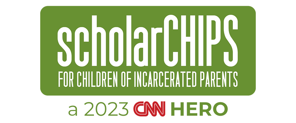 scholarCHIPS logo for children of incarcerated parents, a 2023 CNN HERO.