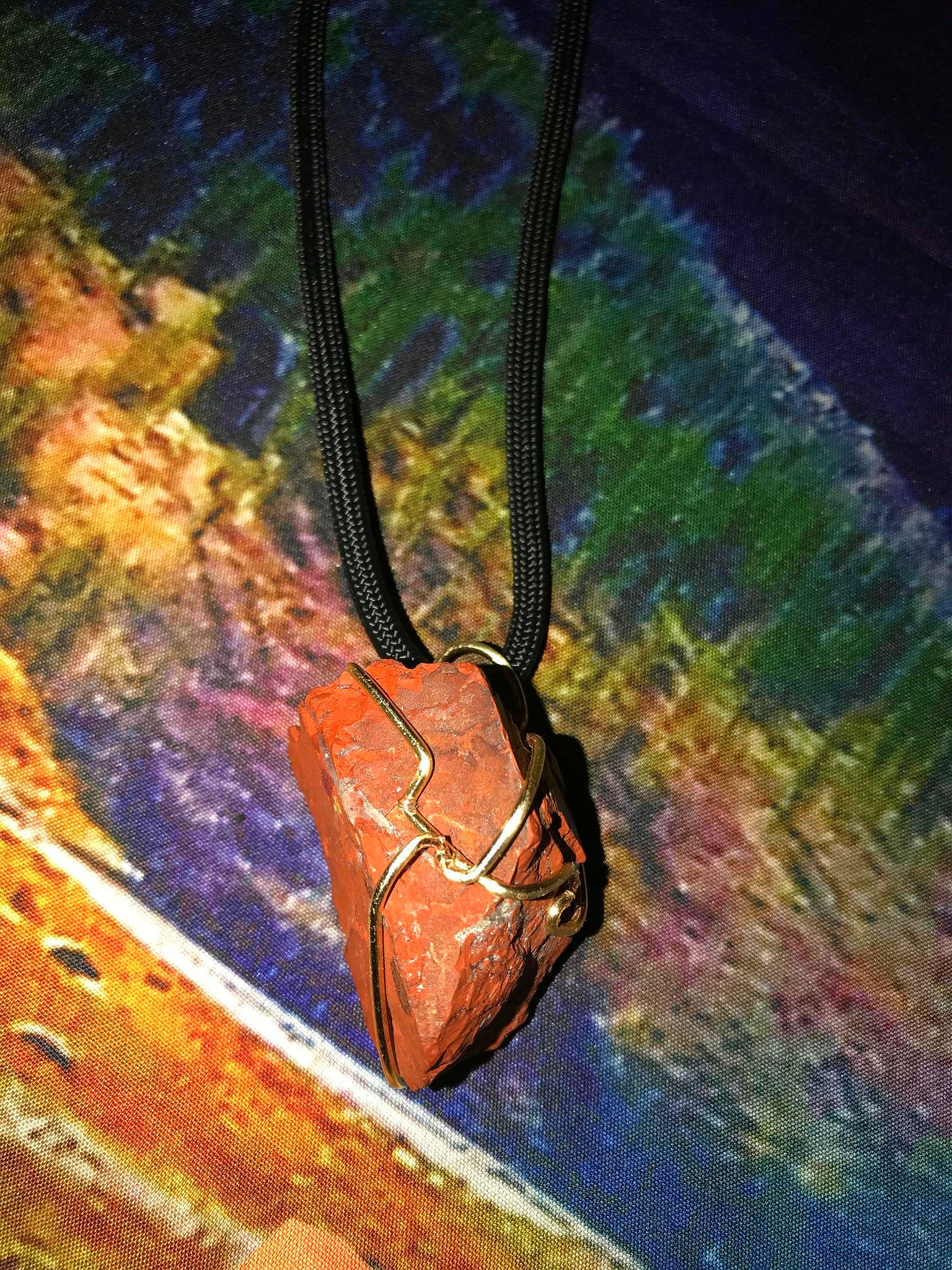 Raw Red Jasper Neck Piece (Rare)