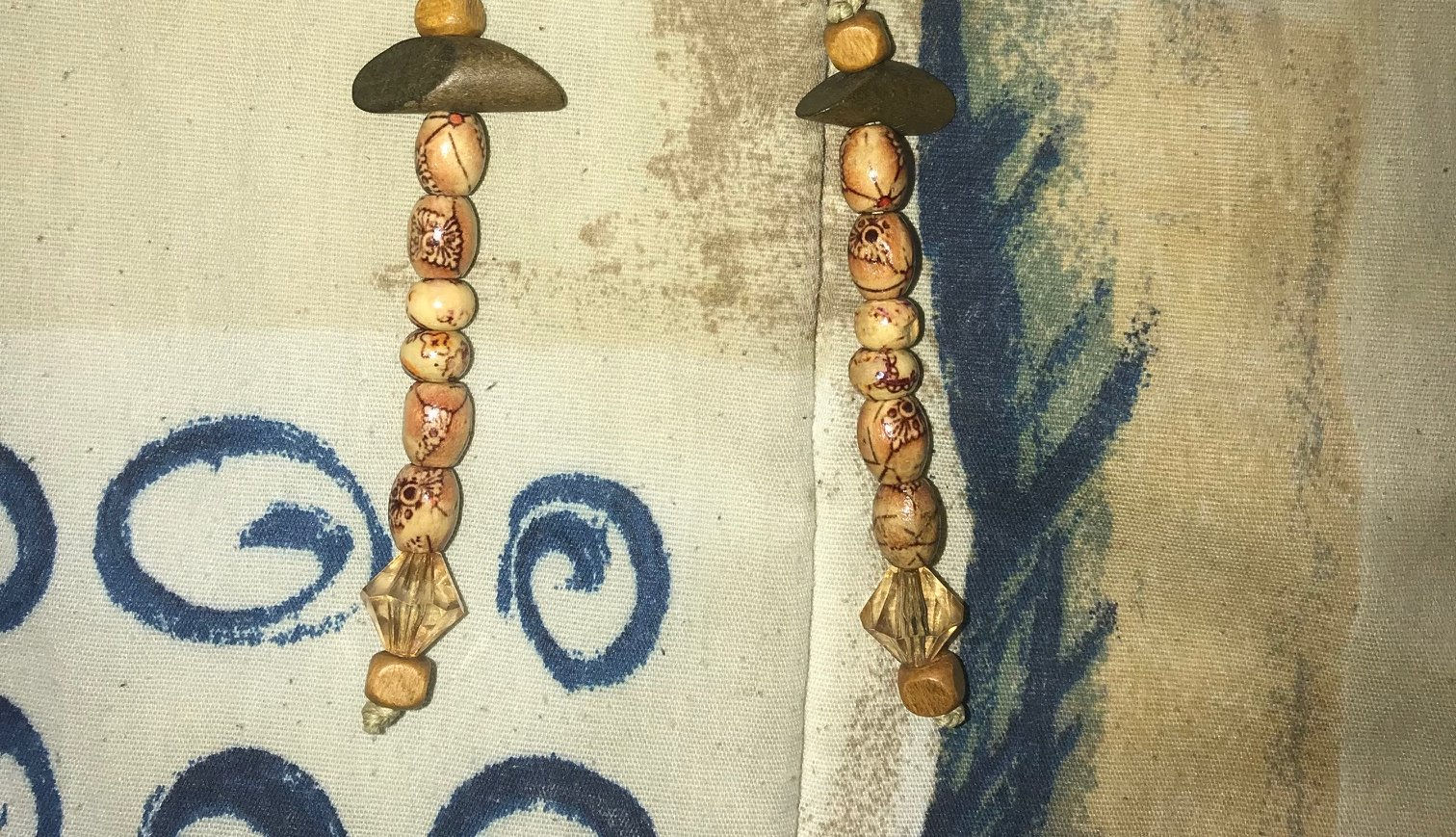 Hang Tight Womens Wooden Earrings