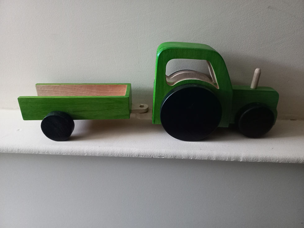 Miniature : Tracteur et remorque
