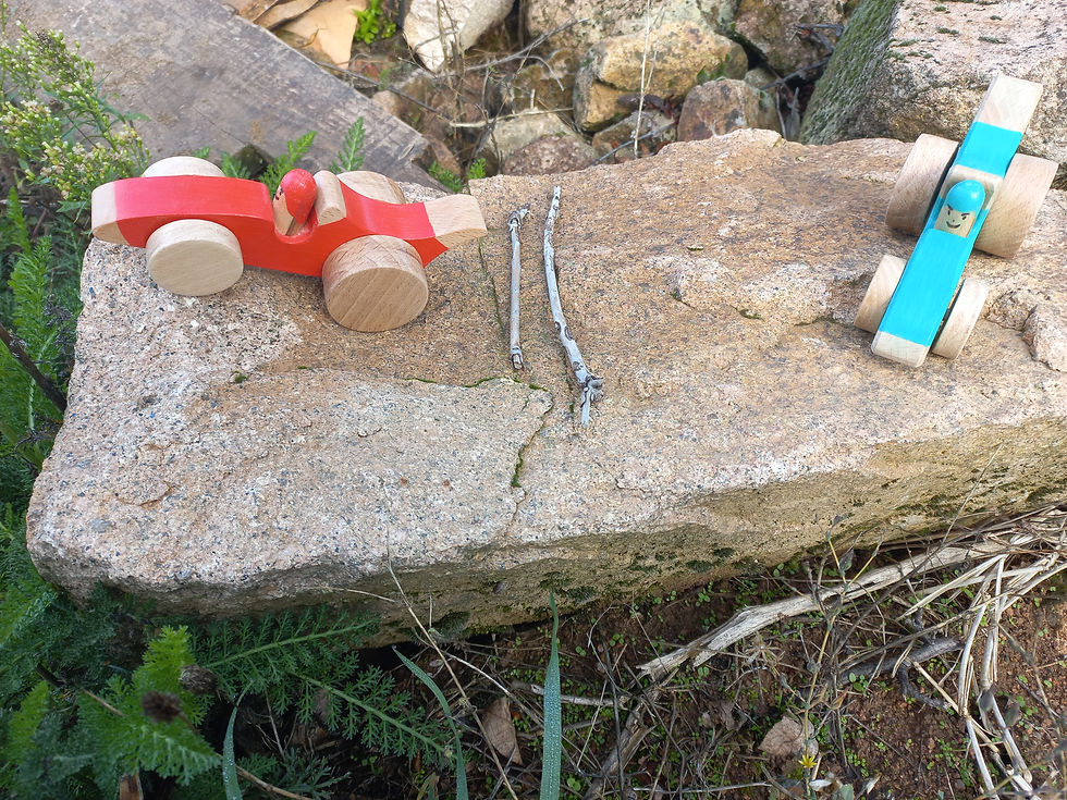 Miniature : Voiture de course rouge