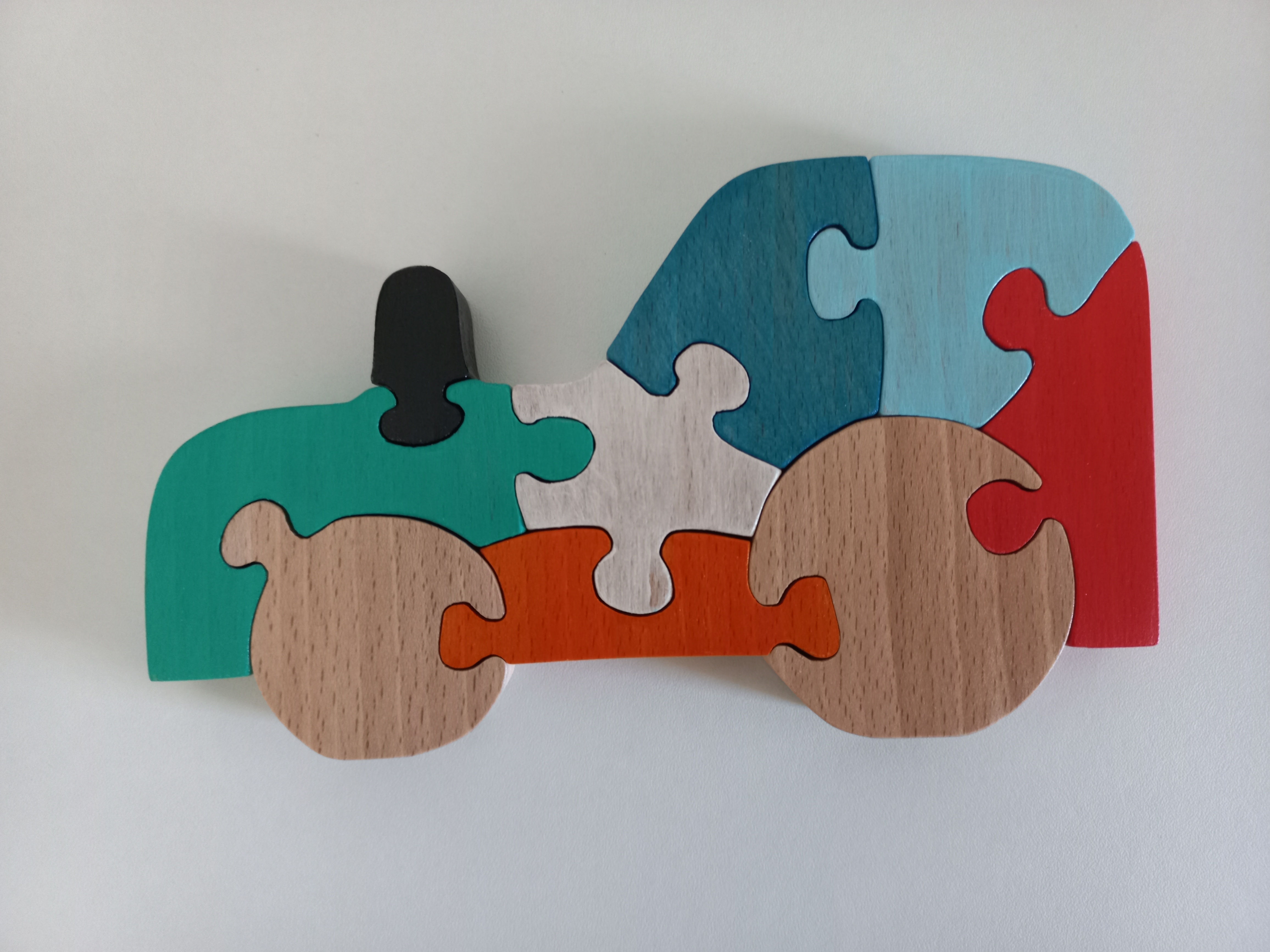 PUZZLE TRACTEUR 9 pièces