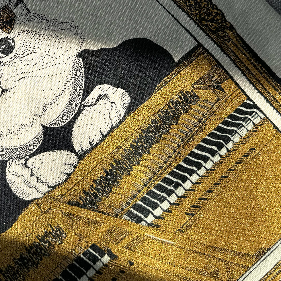 Thumbnail: Female's Classicats Grand Piano Cotton Bag 100% Cotton Bag