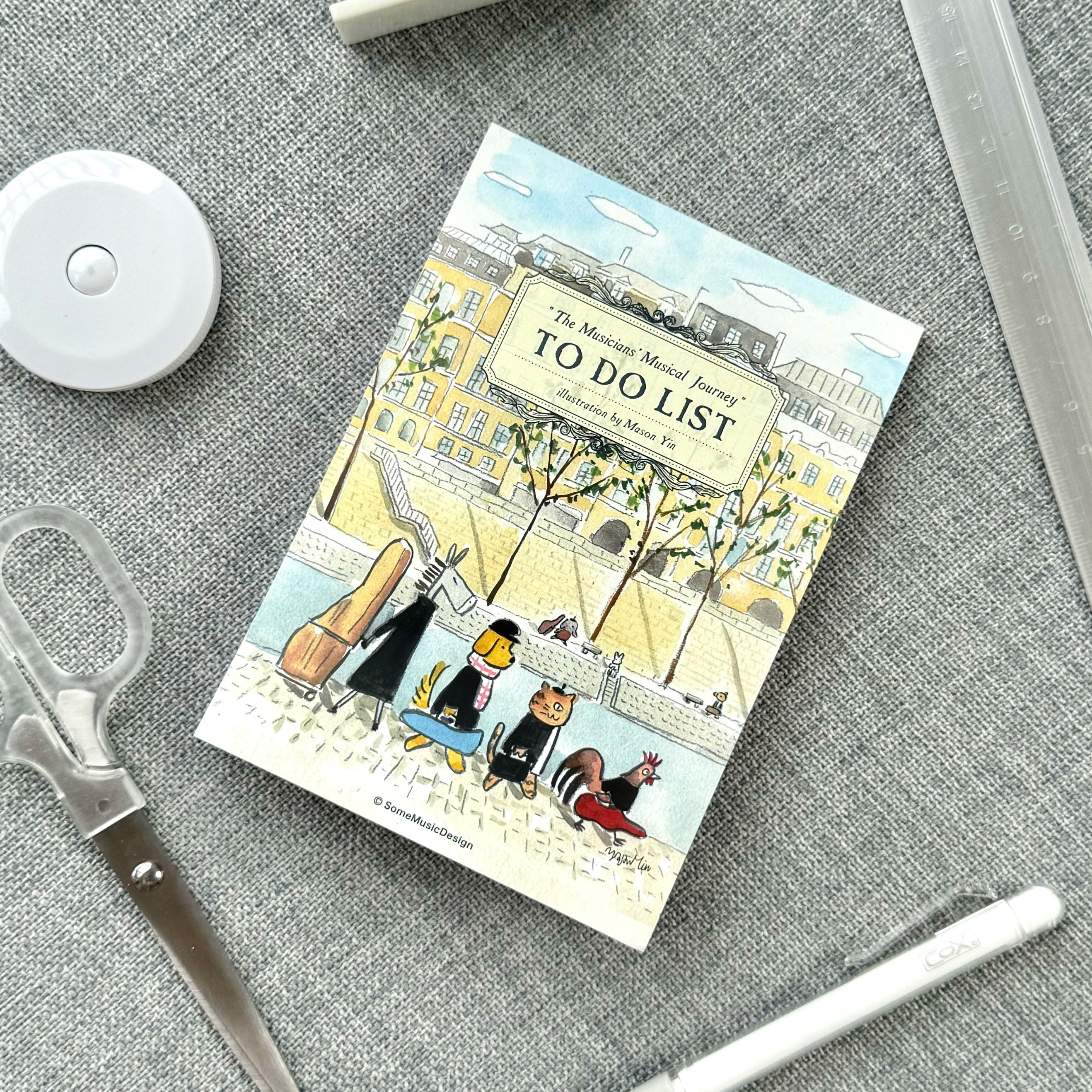 The Musician's Musical Journey, To Do List, A6 size, 50 Pages