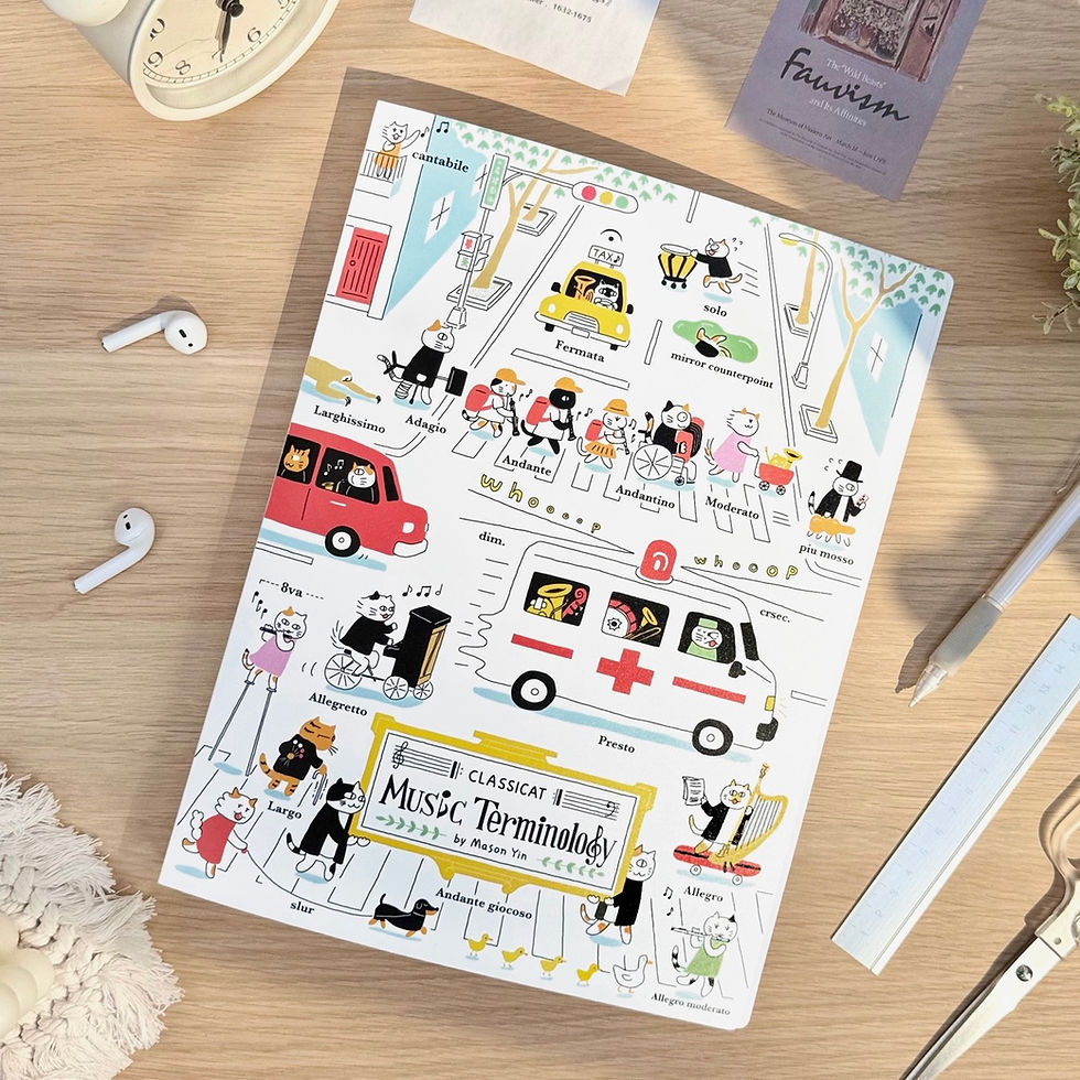Thumbnail: Traffic Musical terminology A4 Folder
