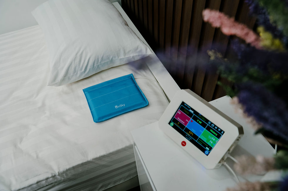 Thumbnail: SkyPad Blue Contactless Heart Rate & Breathing Monitor, Touchscreen Monitor