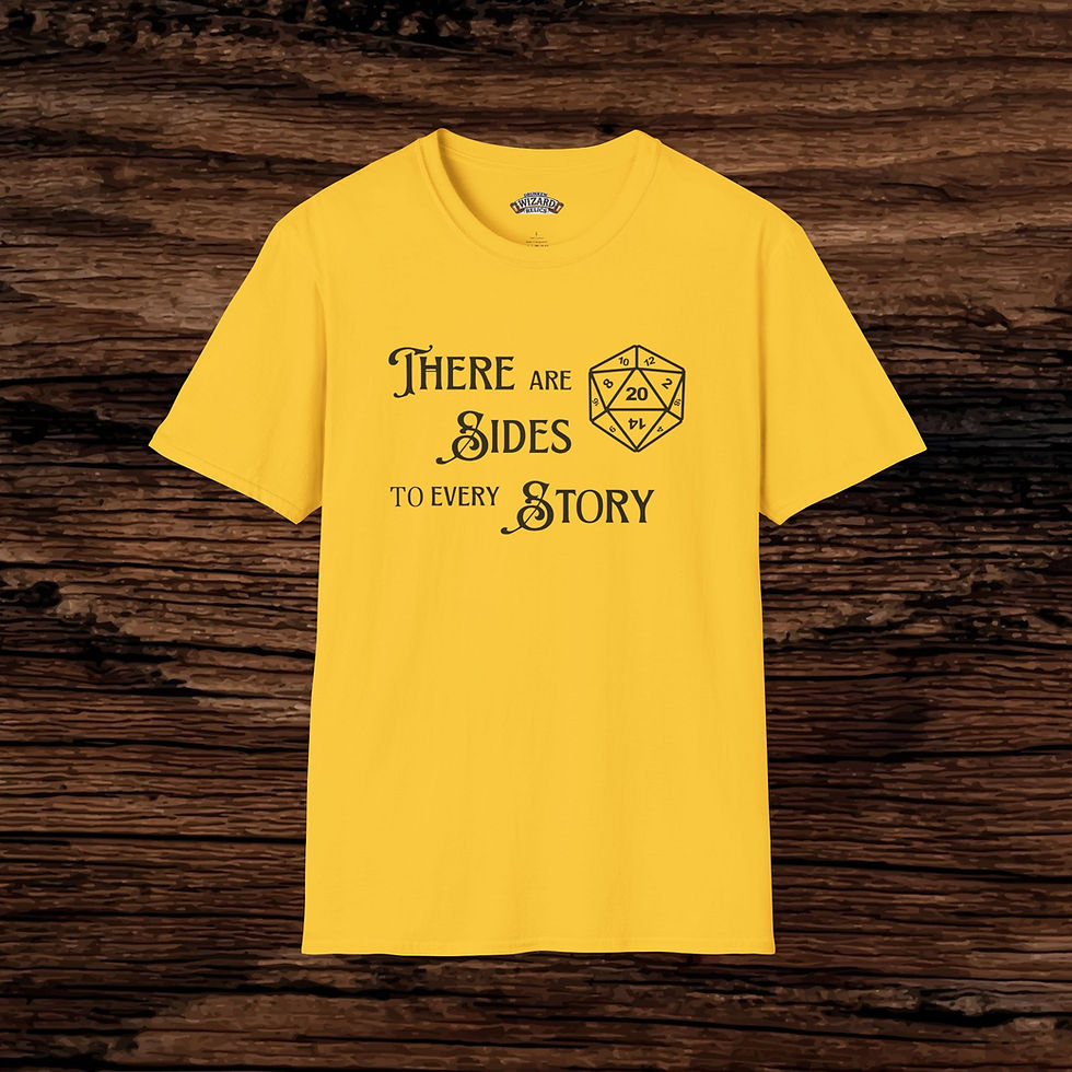 Thumbnail: "There Are 20 Sides to Every Story" Unisex T-Shirt