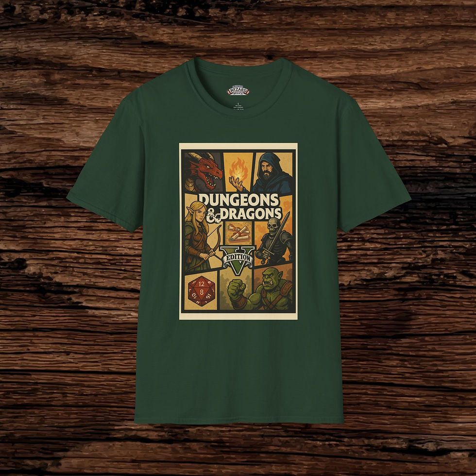 Thumbnail: Dungeons & Dragons Fifth Edition Unisex Softstyle T-Shirt 