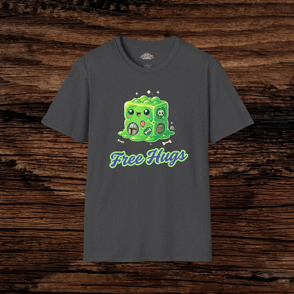 Thumbnail:  Free Hugs Gelatinous CubeT-Shirt