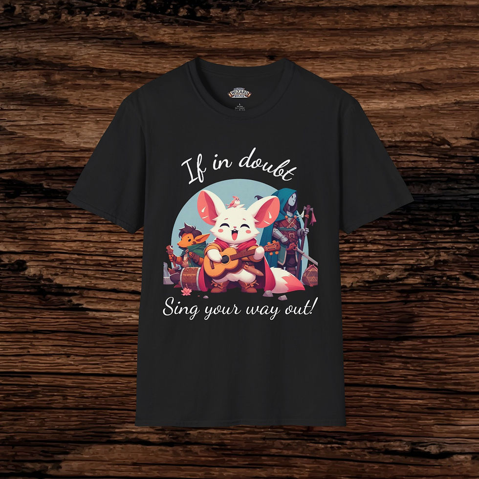 Thumbnail: If in Doubt, Sing Your Way Out! Unisex Softstyle T-Shirt