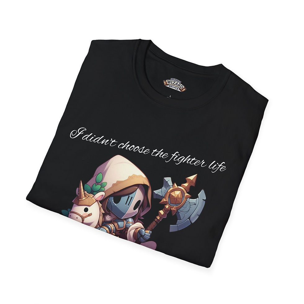 Thumbnail: "I Didn't Choose the Fighter Life, The Fighter Life Chose Me" Softstyle T-Shirt