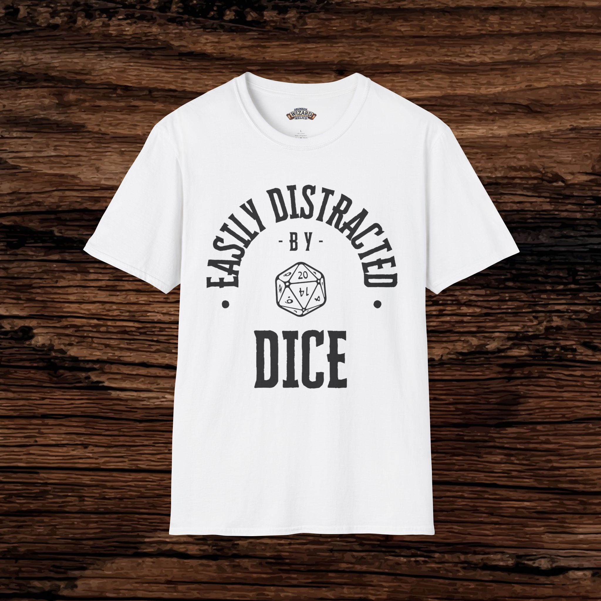 Easily Distracted by Dice T-Shirt