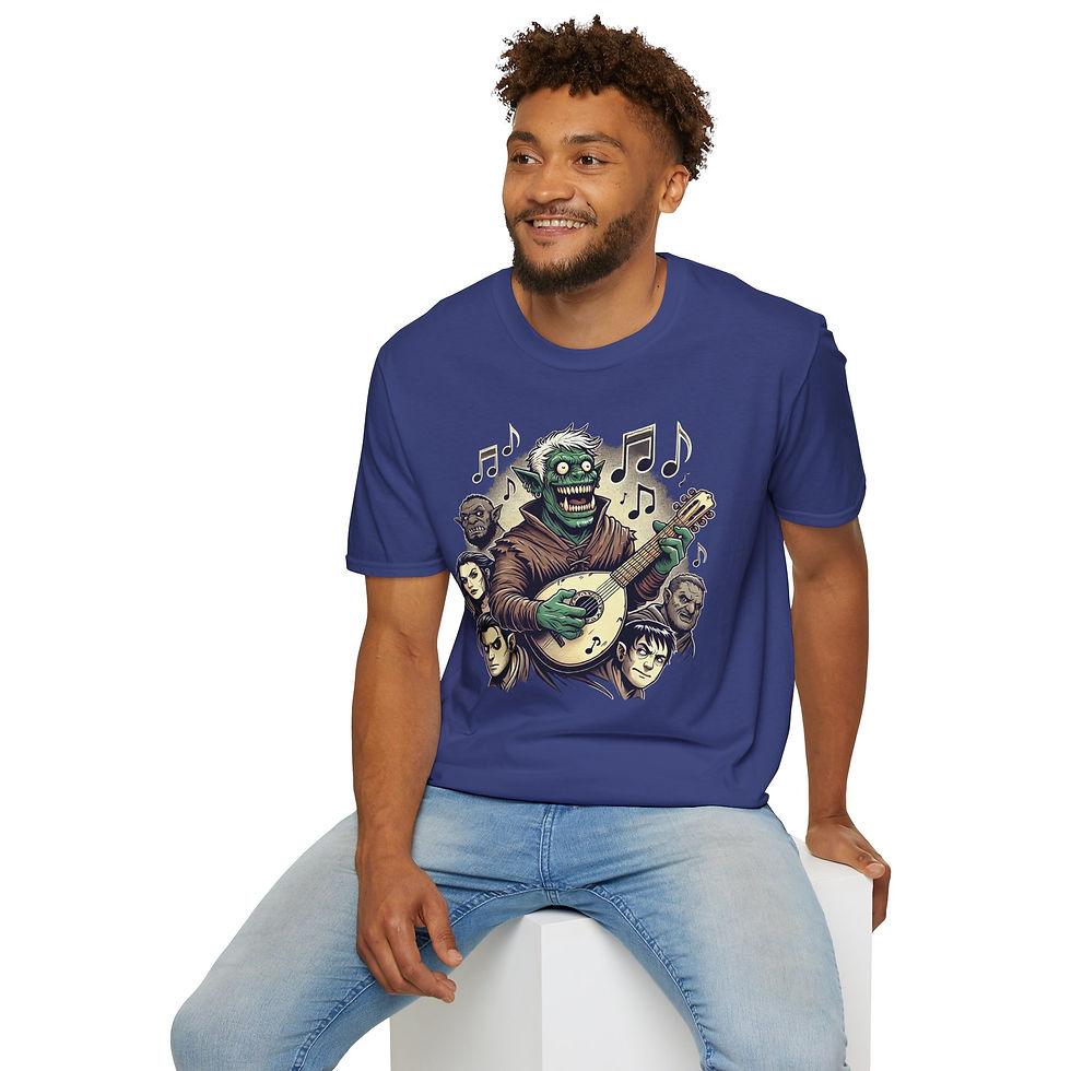 Thumbnail: The Manic Bard Unisex Softstyle T-Shirt