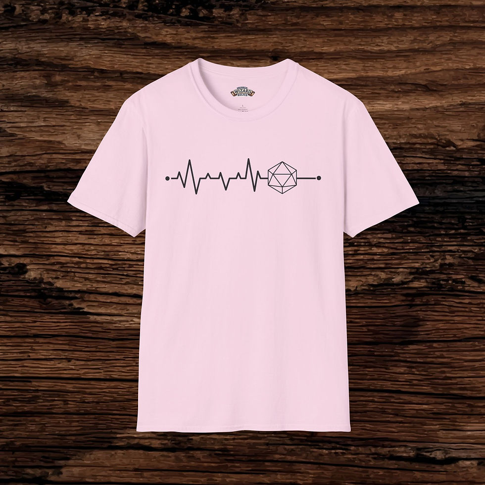 Thumbnail: D20 Heartbeat Graphic Unisex T-Shirt