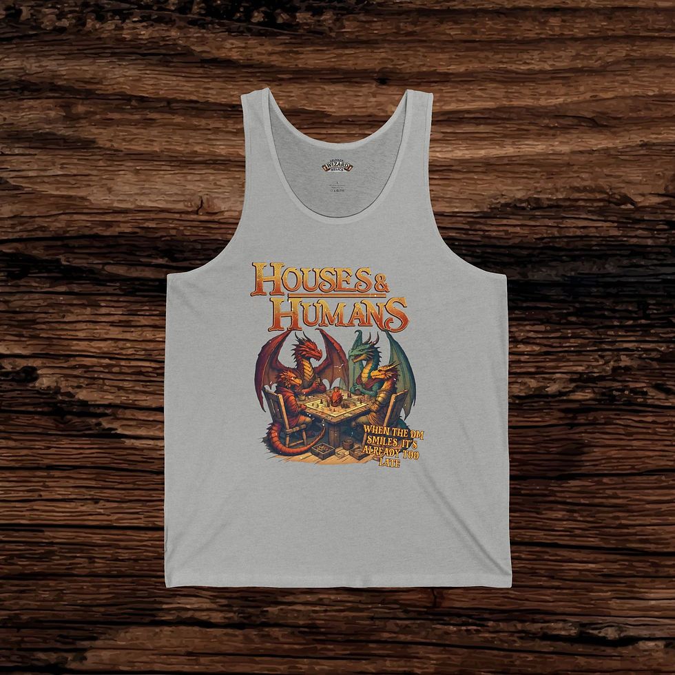 Thumbnail: 'Houses & Humans' Unisex Jersey Tank
