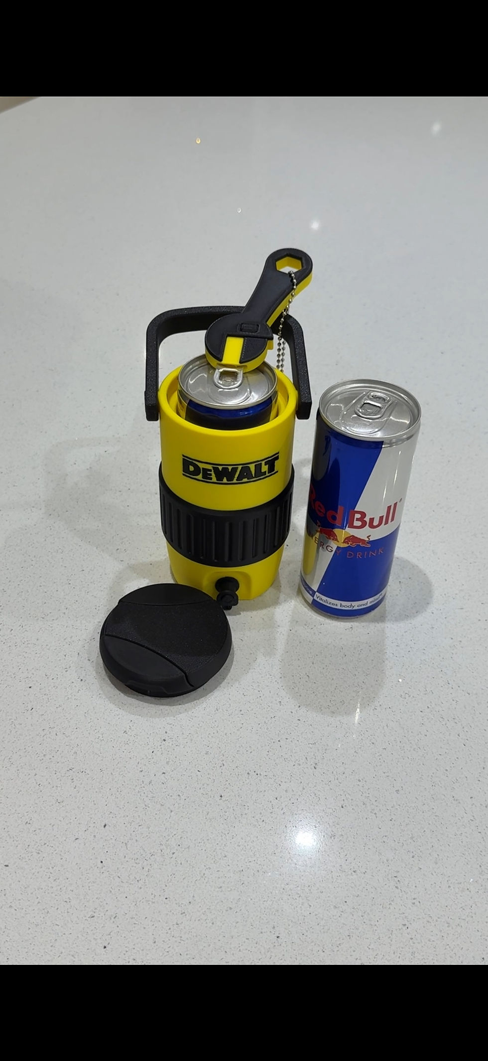 Thumbnail: Dewalt inspired red bull can holder 