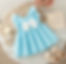 Vestido Xadrez Azul 