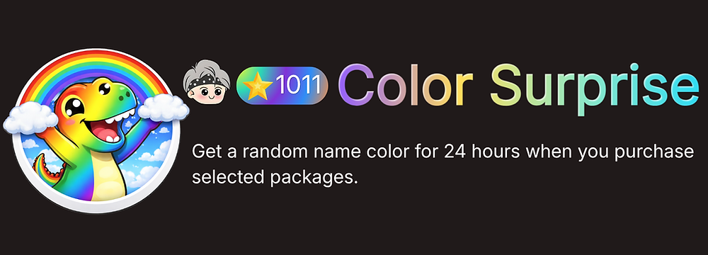 Color Suprised 🎨 Introducing Color Surprise: Stand Out in Every Chat