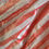 Thumbnail: Banarsi tissue cotton striped red and black saree