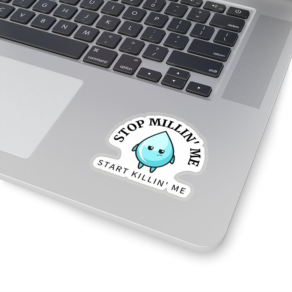Thumbnail: STOP MILLING ME/ Start Killing Me Magic Sticker / Funny Cute Sticker For Laptops