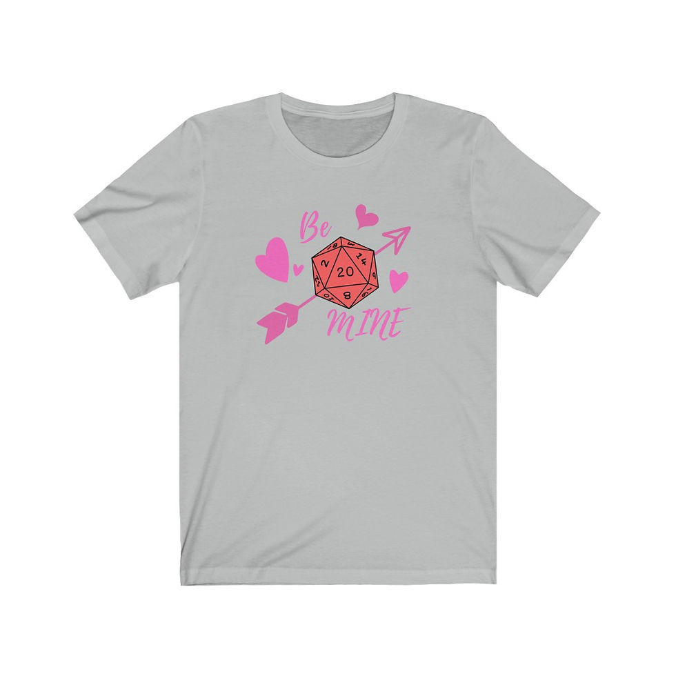 Thumbnail: BE MINE VALENTINES Day Shirt/ Valentines Day Nerd T Shirt Gift / D20 Unisex Shor