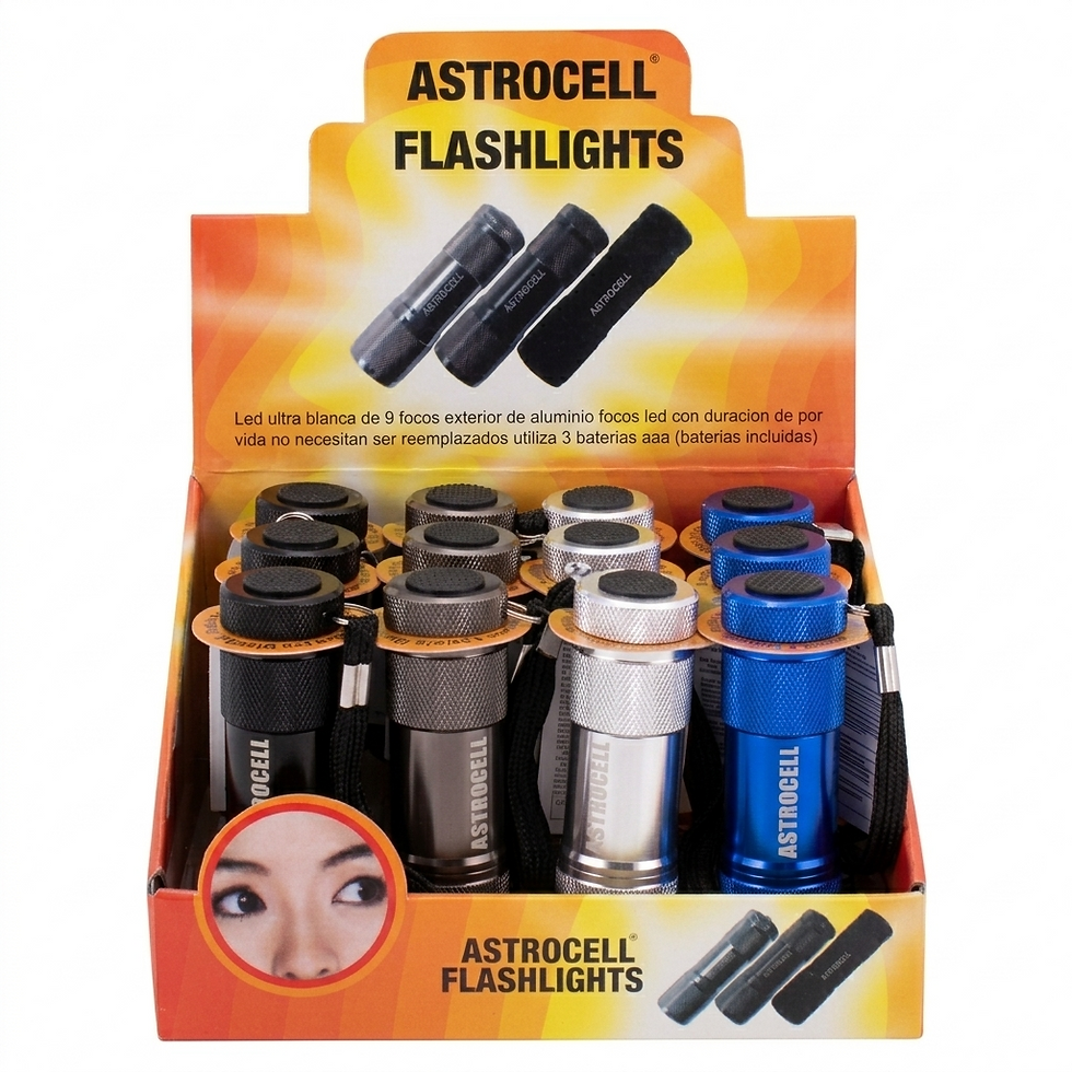 Miniatura: FLASHLIGTHS LÁMPARA ASTROCELL LEDS