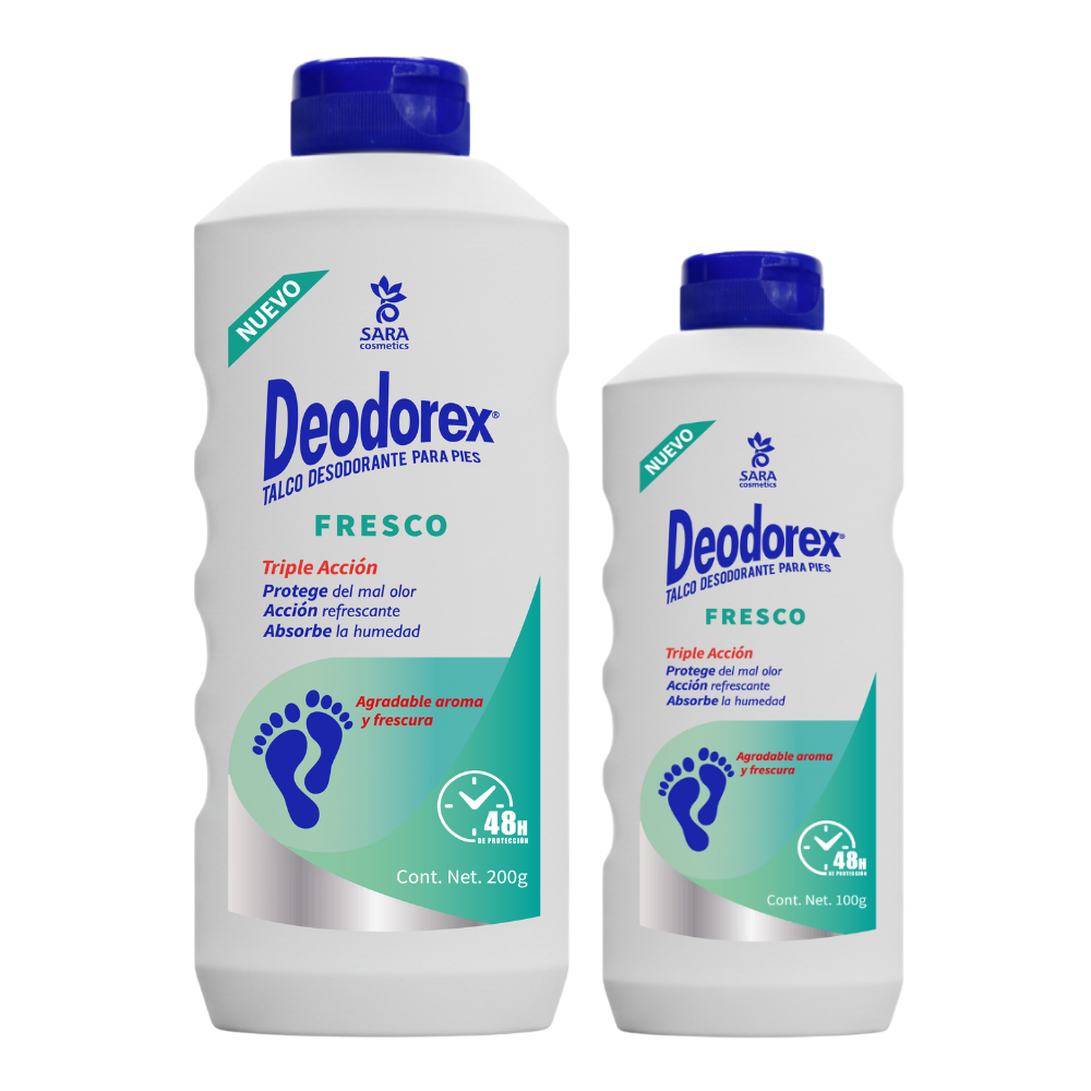 DEODOREX FRESCO TALCO DESODORANTE PARA PIES