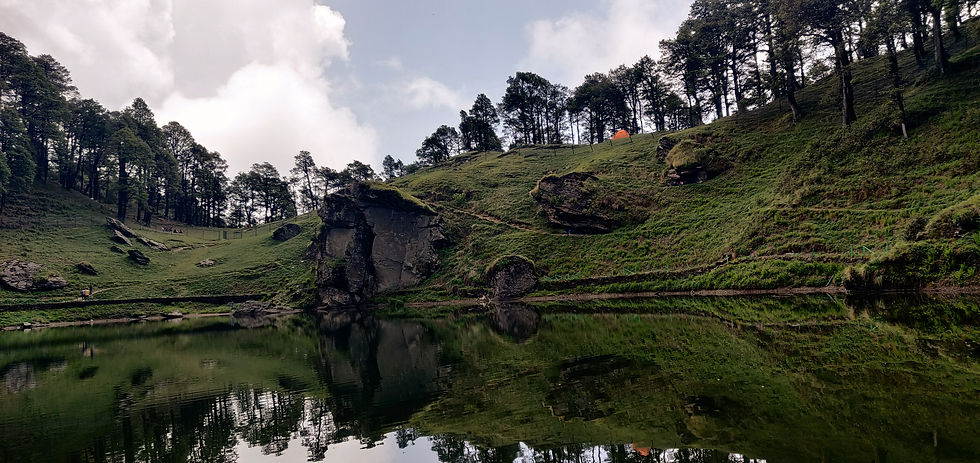 Serolsar Lake along with budhi nagin temple