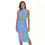 Thumbnail: Rainbow BGP Print Women's Tank Top & Split High Skirt Set. (SPI)